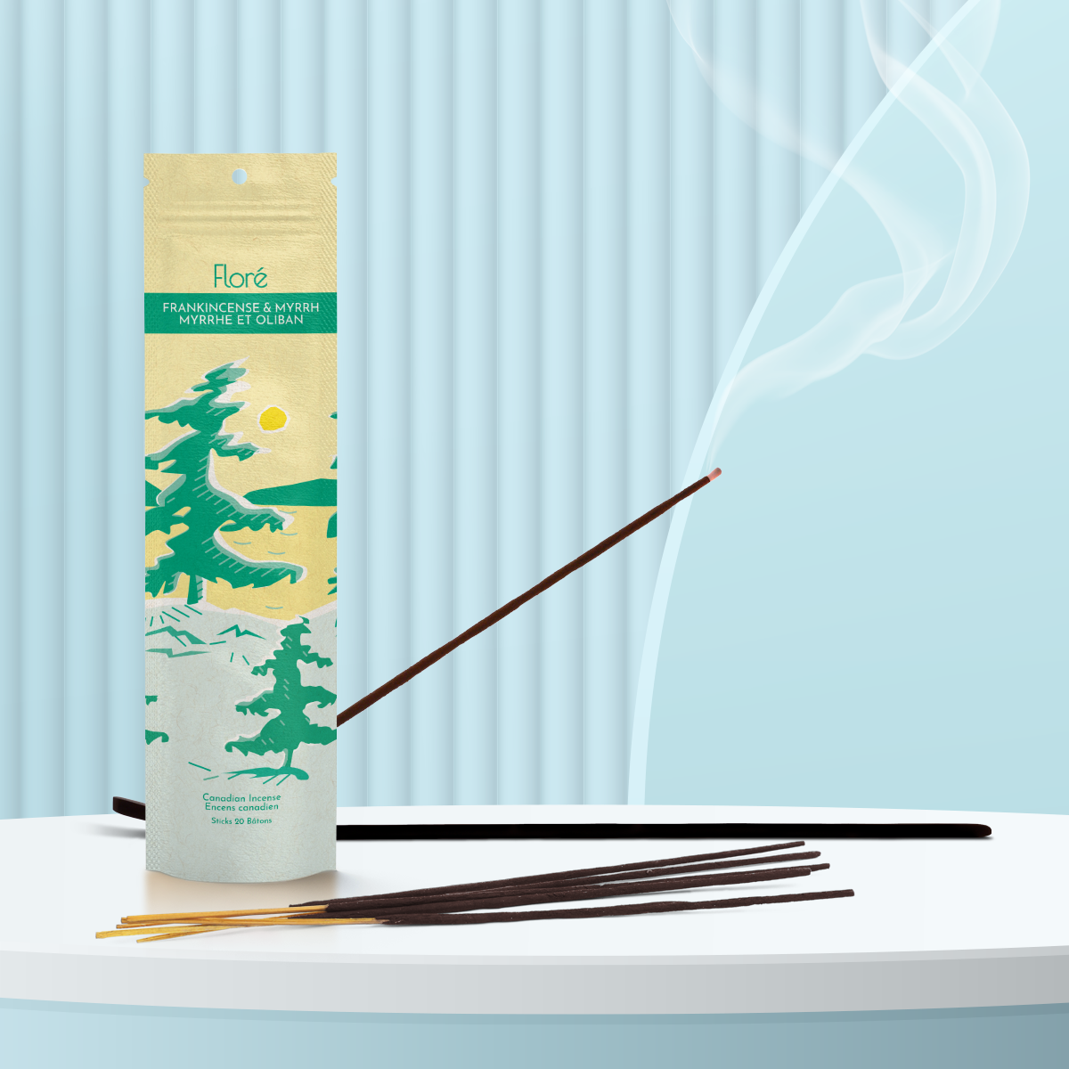 Frankincense & Myrrh Incense Sticks – Floré Canadian Incense