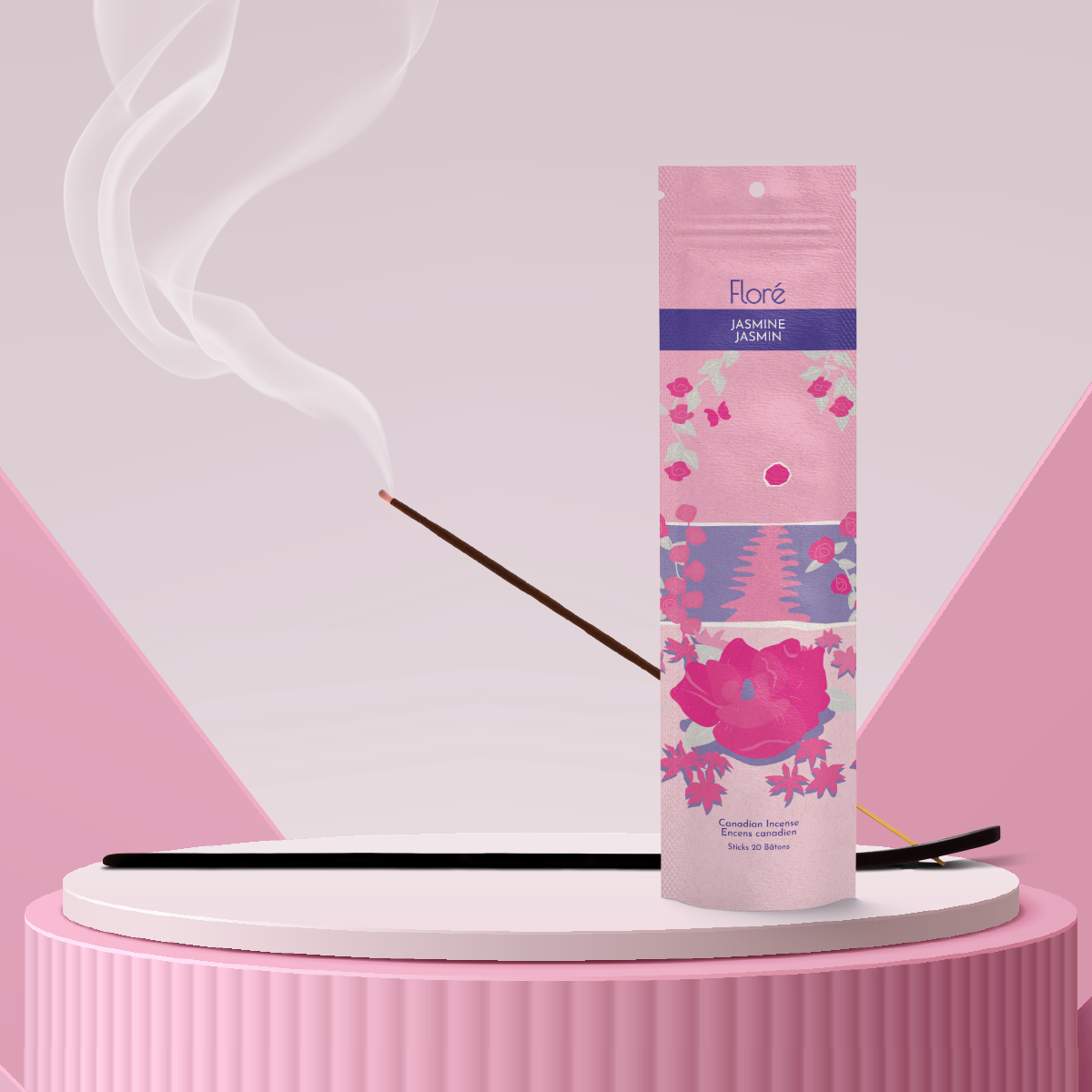 Jasmine Incense Sticks Floré Canadian Incense