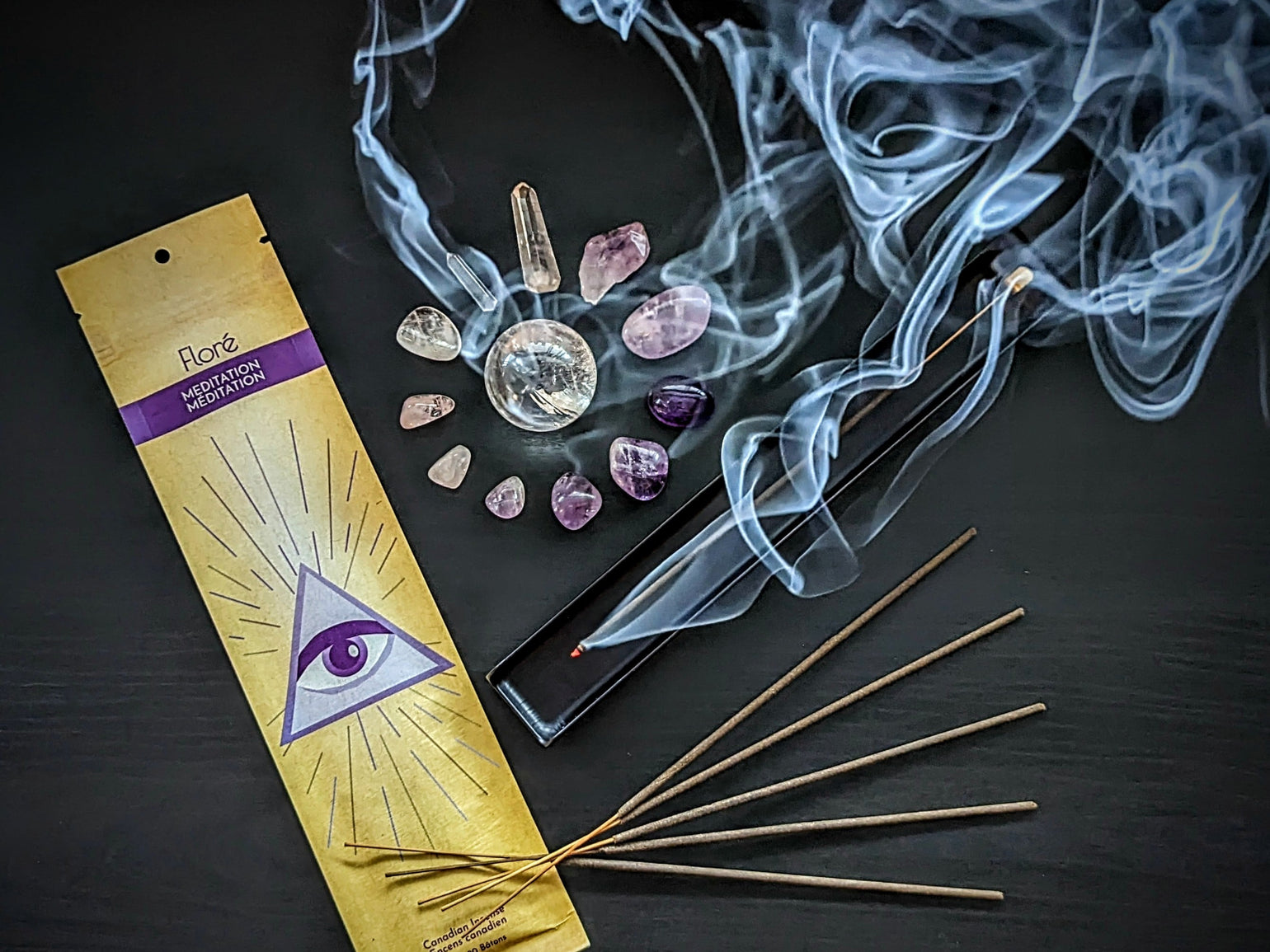 How to Burn an Incense Cone Floré Canadian Incense