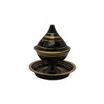 Wholesale Brass Cone Burners - Heart Black