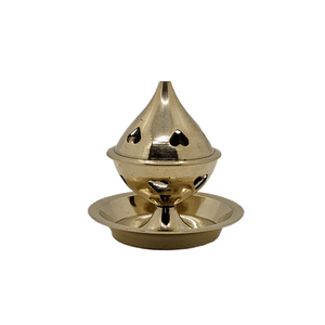 
            
                Load image into Gallery viewer, Wholesale Brass Cone Burners - Heart
            
        